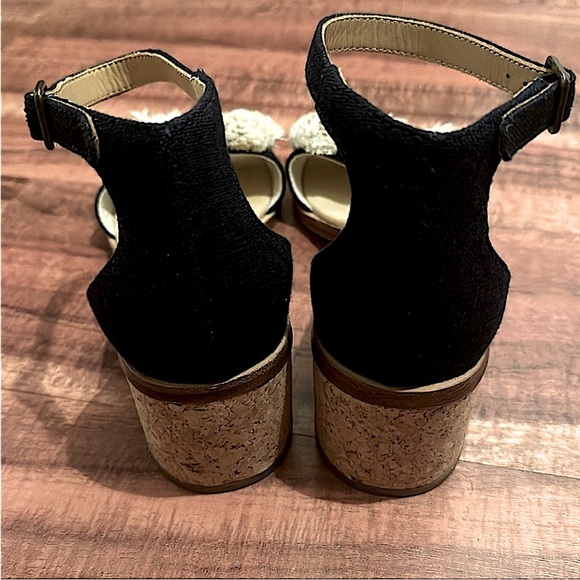 Soludos Pom-Poms Block Heel Sandals new - Picture 6 of 8